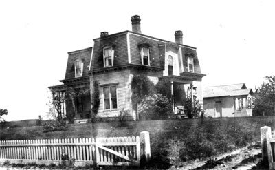 Oscar Tobey lived in this large Victorian Home on Putnam Pike that is still standing today.